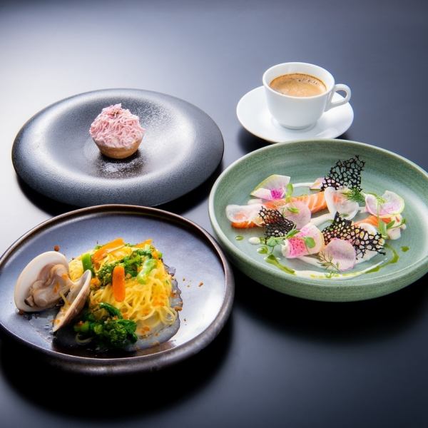 【平日ランチ限定】フレンチシェフの気まぐれパスタコース