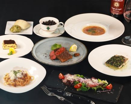 ■디너:오미규 특선 코스 ≪8,800엔(부가세 포함)≫