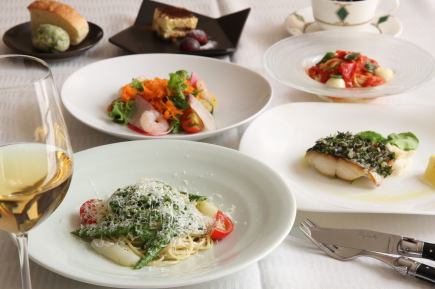 ■ Dinner: Tasting course ≪5,500 yen (tax included)≫