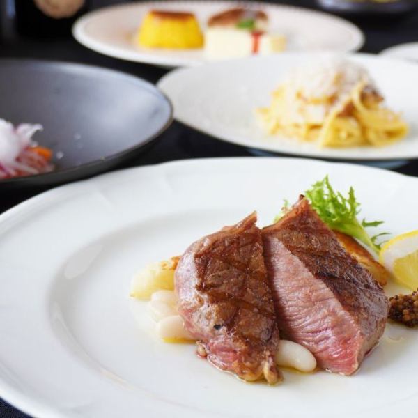 ≪バリエーション豊富なコース料理が嬉しいこだわり贅沢ランチ≫【3,800円(税込)~】