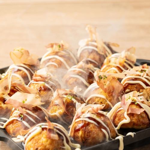お席で作って楽しめる！王道たこ焼き