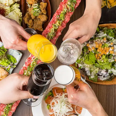 単品飲み放題もご用意◎お好きな料理と一緒にお楽しみ下さい♪