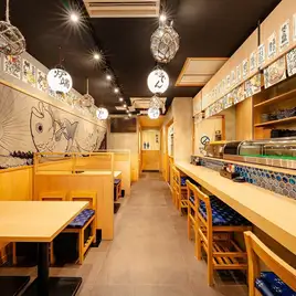 A two-person seating area perfect for after work or a date!