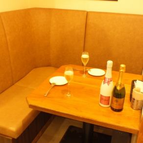 The semi-private room style seats are recommended for dates and celebrations!