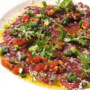 horse meat carpaccio