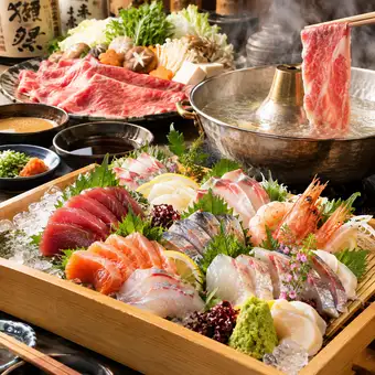 【生付き】かごしま劇場の全200種食べ放題＆3時間飲み放題プラン5,000円⇒4,000円（税込）
