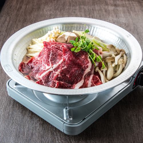 A5 Japanese black beef sukiyaki