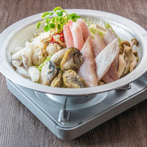 Seafood hot pot