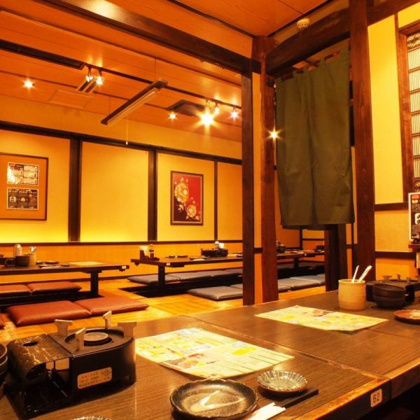 お座敷フロア・掘りごたつ席もあります。ご希望はお気軽にご相談下さい。※お座敷フロアは必ず事前にご予約を♪