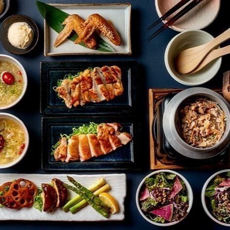 ★1番人気コース★かしわ”宴”コース　全10品2時間飲み放題付　税込5,000円！