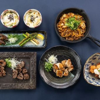 歓送迎会に！ホットペッパー限定♪＝鉄板焼き『かしわお手軽コース』＝2時間飲放付(30分前L.O)