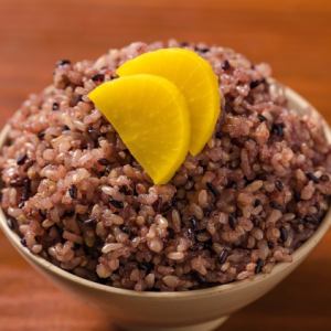 brown rice with black rice