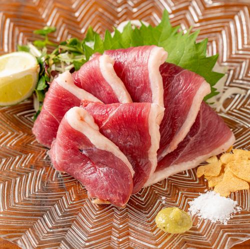 世界で唯一、生で食べれる最高級鴨肉【河内鴨ツムラ本店】鴨ロース刺し