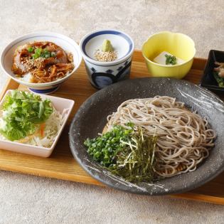 Seiro soba or udon & mini bowl of your choice