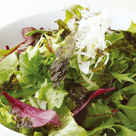 韓国海苔のグリーンサラダ