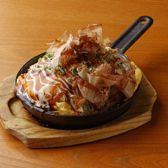 とろーりチーズのとん平焼き