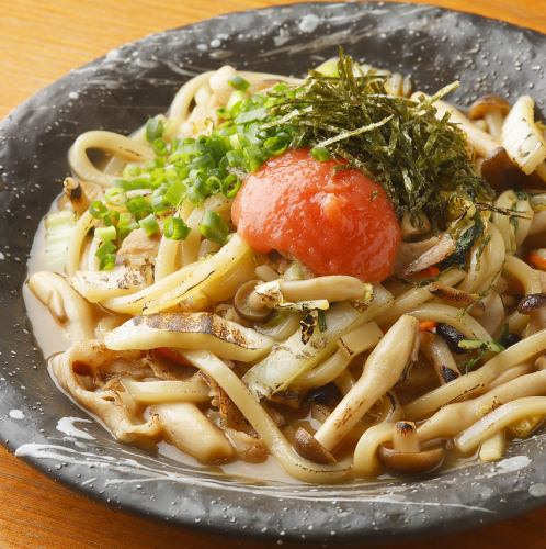 明太バターうどん
