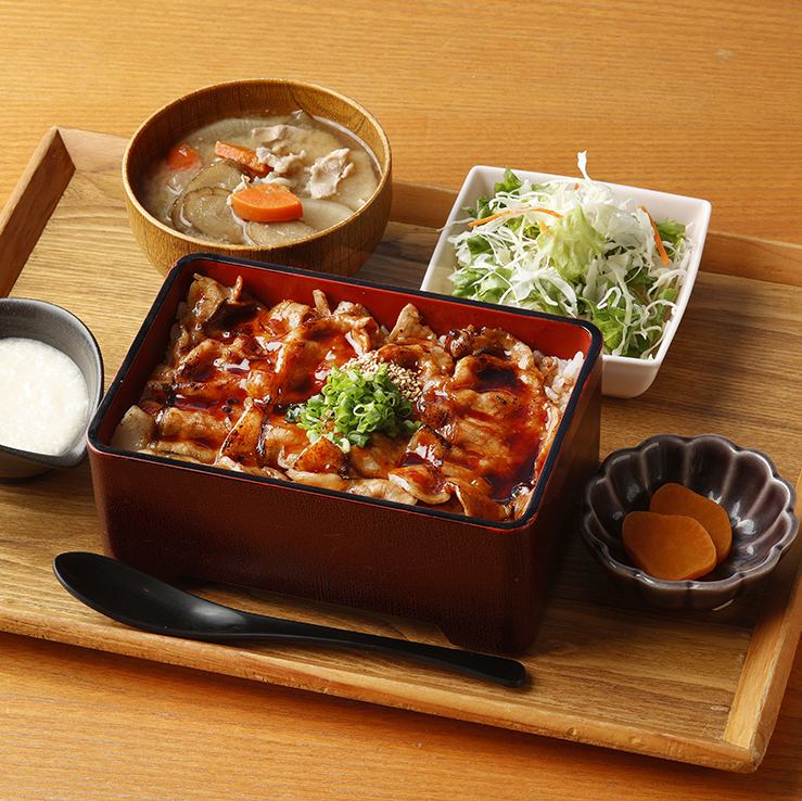 蒲焼カルビ重 とろろ添え