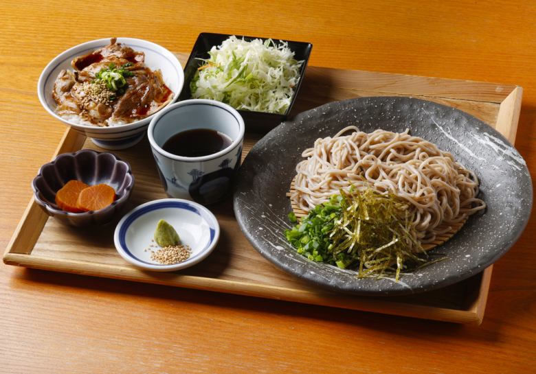 冷やしそば または うどん&選べるミニ丼