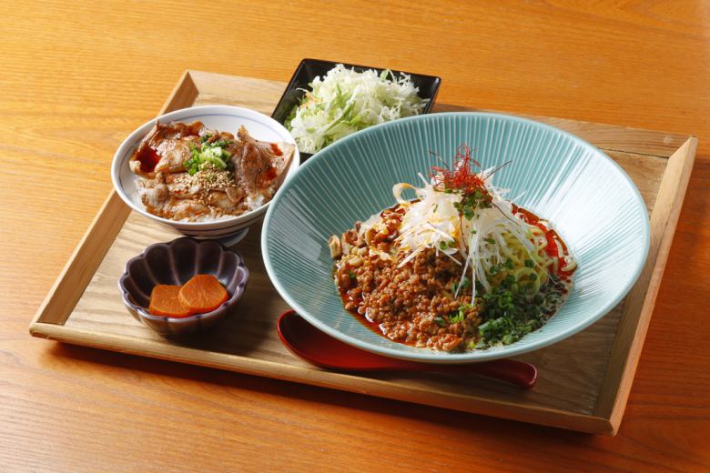 汁なし担々麺&選べるミニ丼