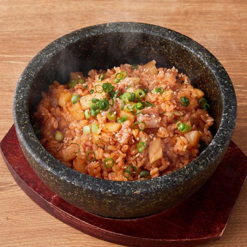 Excellent stone-grilled tripe fried rice