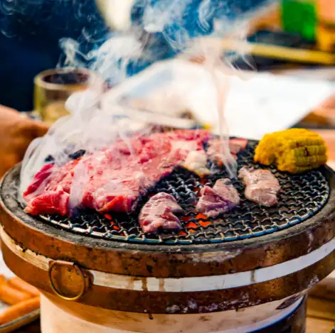 Enjoy the savory aroma of grilled meat.