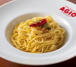 青森県産ニンニクと青唐辛子のペペロンチーニ　タリオリーニ