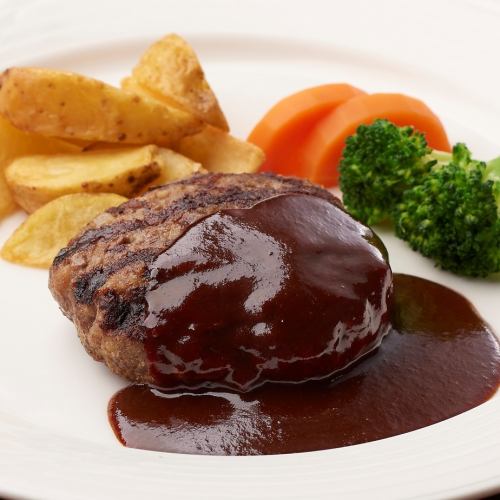 炭火焼きハンバーグランチ（平日限定）