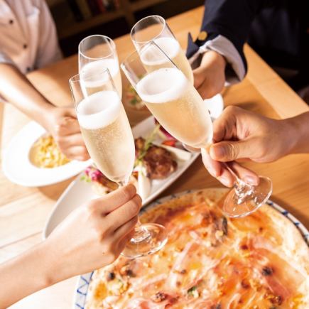 アジオシェアディナー　飲み放題付き