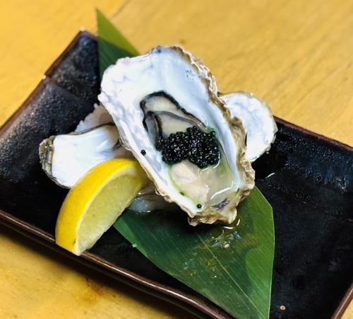 【國產】生蠔配魚子醬