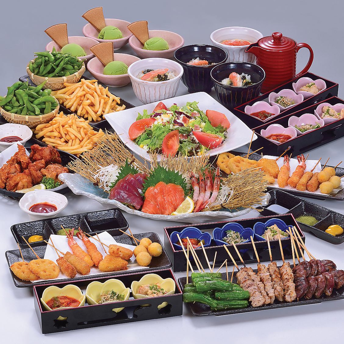 包含无限畅饮。我们还可以根据您的预算讨论课程计划！