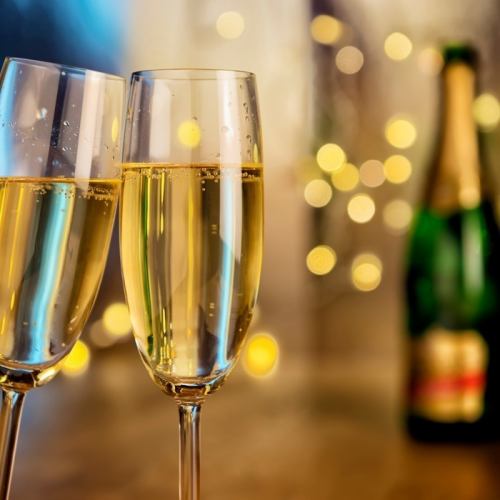 飲み放題付コースに加え、単品飲み放題プランもご用意◎