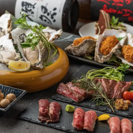 『くるりコース』選べるメインや炙り肉寿司含9品 3時間飲み放題付 4480円⇒3980円