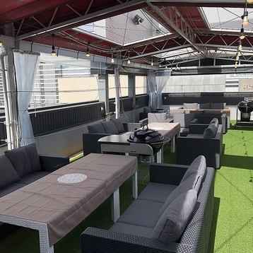 Close to the west exit of Nagoya Station! Outdoor rooftop terrace where you can enjoy authentic BBQ without bringing anything!
