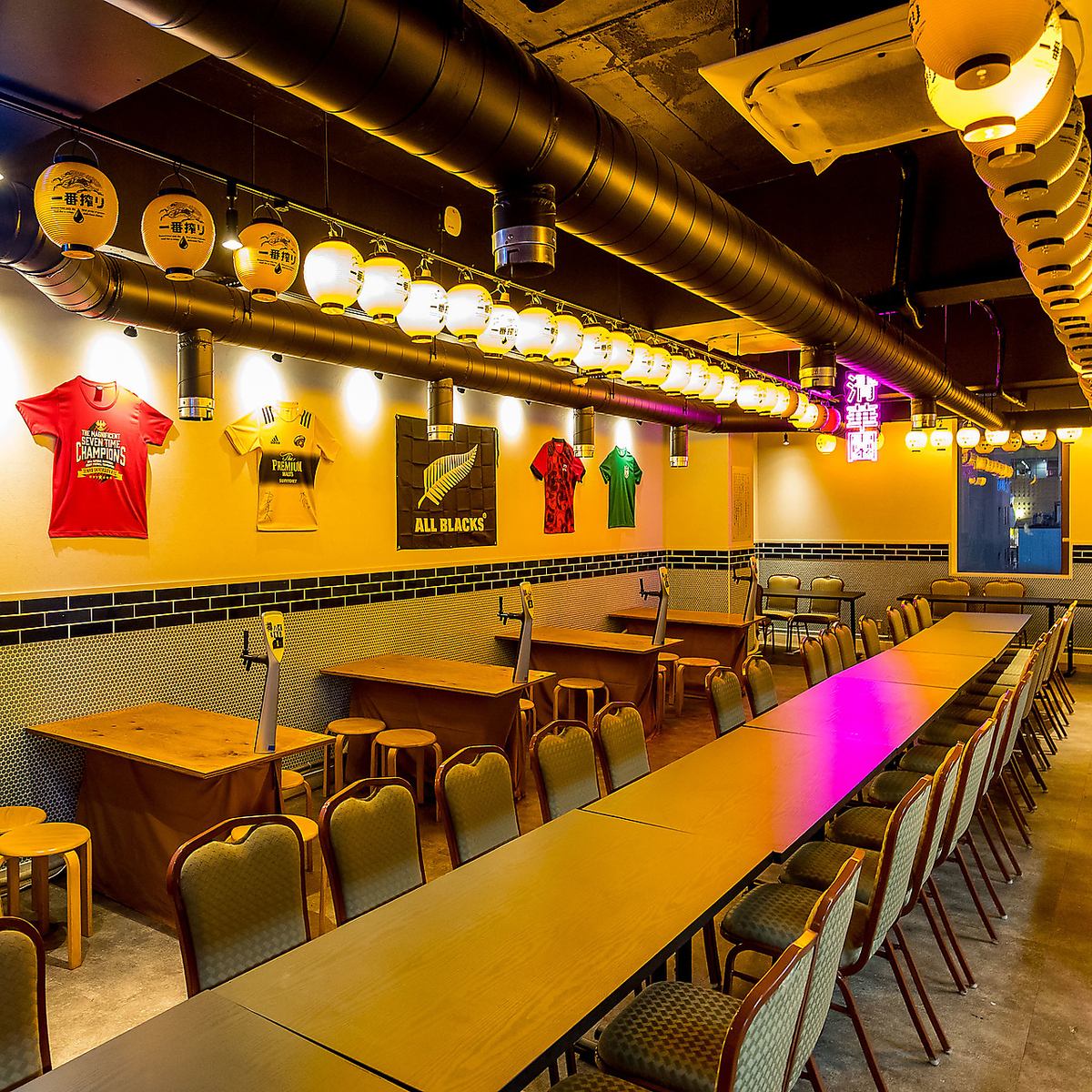 最大100名まで楽しめる宴会スペースあり!4500円~のコース有!