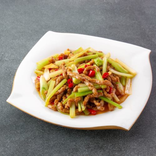 Sichuan style stir-fried beef