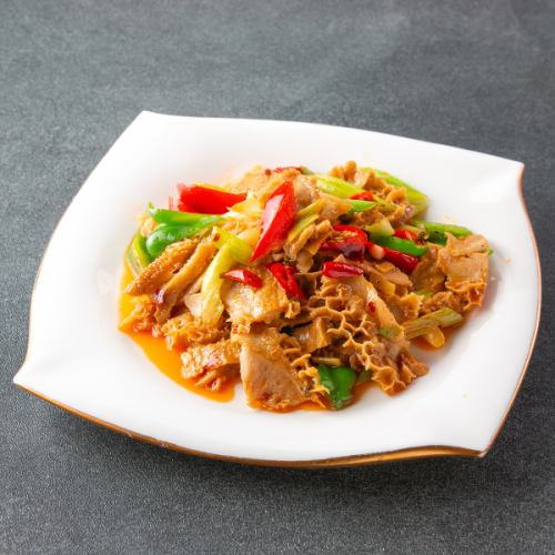 Stir-fried honeycomb tripe for added energy