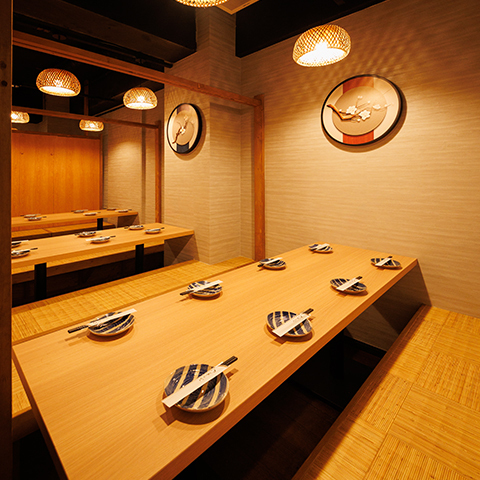 ▼Completely private rooms! We can accommodate large groups in private rooms.