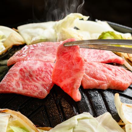 수량 한정 【특선 와규 코스】 엄선 흑모 와규도 맛볼 수 있습니다 ♪ (120 분 생맥주 포함 음료 무제한 포함)