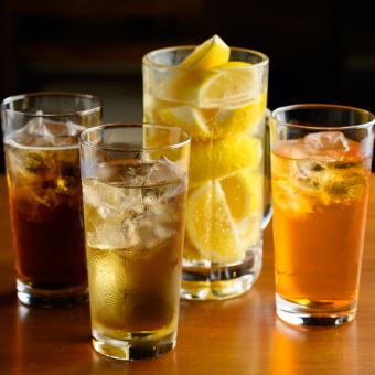 お得！丸ごとレモンサワーや生ビール、ハイボールなど90分飲み放題が1,430円