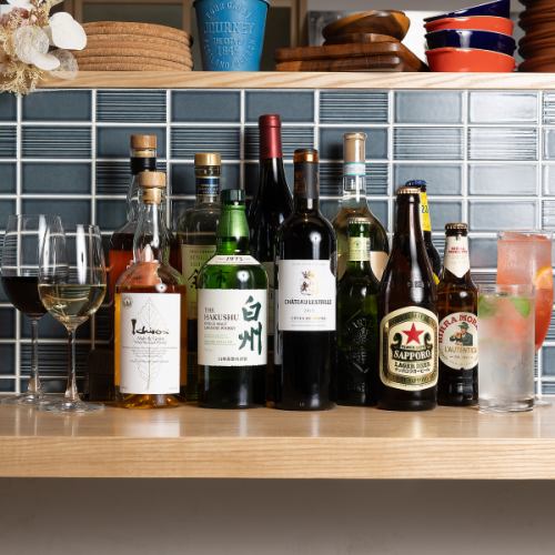 料理に合うお酒を堪能♪