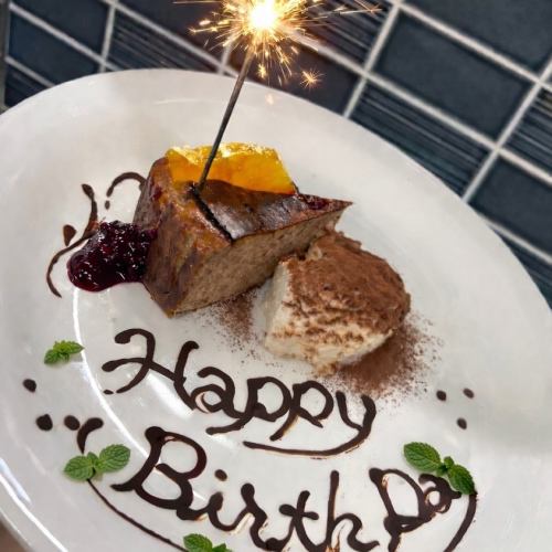 【デザートプレート】記念日や特別な日にぴったり♪