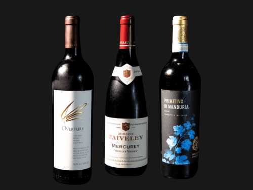 We have a wide variety of wines available: red, white, sparkling...