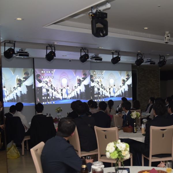 [Equipped with a large stage and monitor] Equipped with special lighting and projectors on 7 large screens! Of course, this space can be used as a charter! Recommended for a wide range of scenes such as various parties and events!