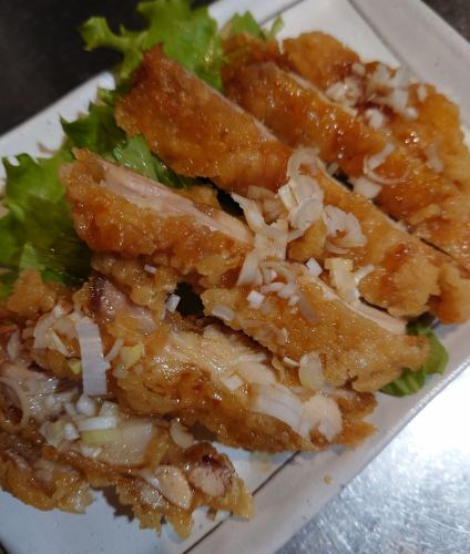 【3位】鶏の唐揚げ中華薬味ソース