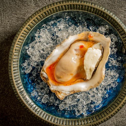 牡蛎鸡尾酒（甜辣奶油奶酪/生牡蛎）