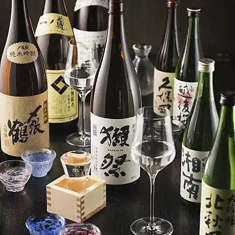 厳選した日本酒をご用意！