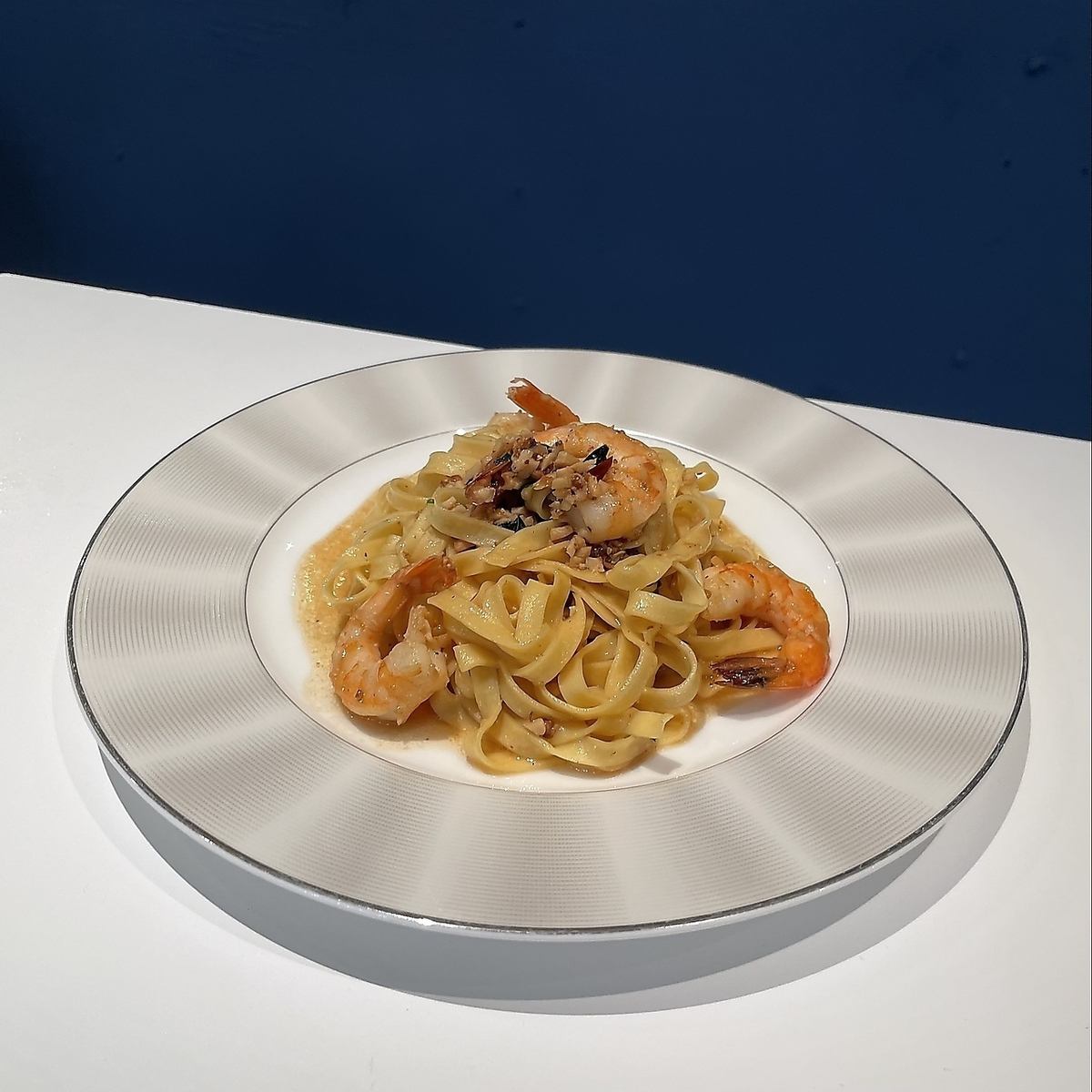 [新开] 虾和罗勒peperoncino