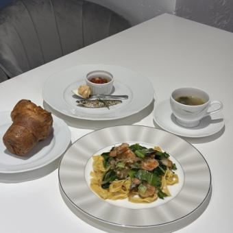 前菜3種やこだわりのパスタコース 全5品