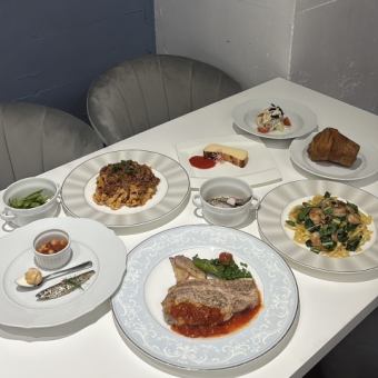 送迎会プラン！　当店看板メニューの三元豚のステーキ含む全12品2h飲み放題！